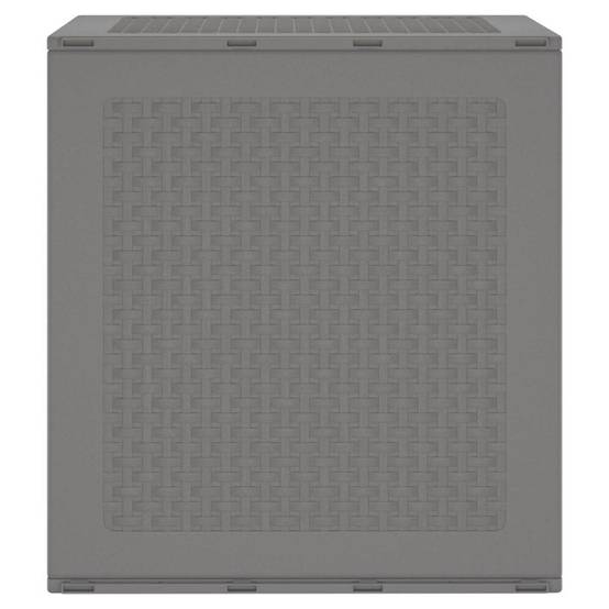 Coffre d'Extérieur Compact en Polypropylène pour Rangement Coussins Outils Gris Clair 55 cm – ComfortXL Outdoor Living - Image 6