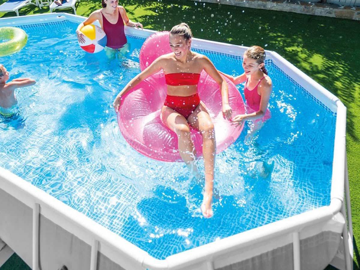 Piscine tubulaire Prism Frame ovale 5,03 x 2,74 m Intex - Imagen 10
