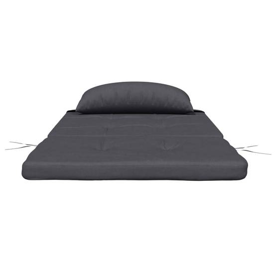 Coussins de chaise adirondack tissu oxford anthracite 126 x 58 x 4.5 cm - PANGIVO - Image 6