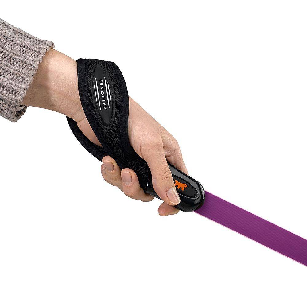 Ferplast - ERGOFLEX GM25/55 Laisse chien 25 mm x L 55 cm Violet - Imagen 2