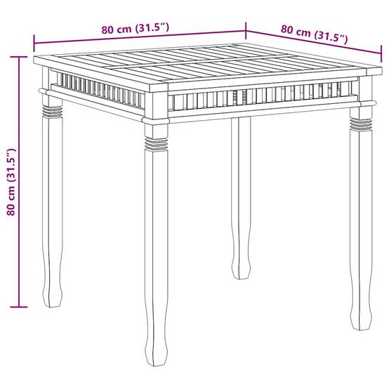Table bois composite Yunus Vert - P87209V - Image 10