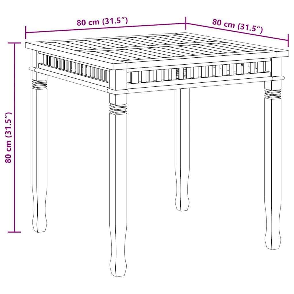 Table bois composite  Yunus Vert   - P87209V - Image 10