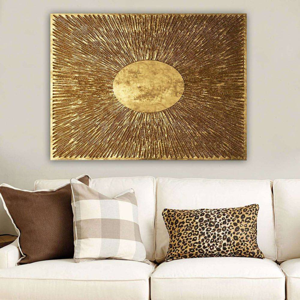 Hanah Home - Tableau Cercle et striure 70 x 100 cm - Imagen 2