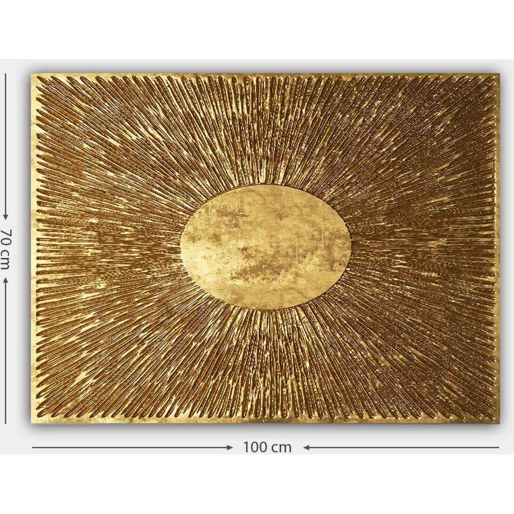 Hanah Home - Tableau Cercle et striure 70 x 100 cm - Imagen 3
