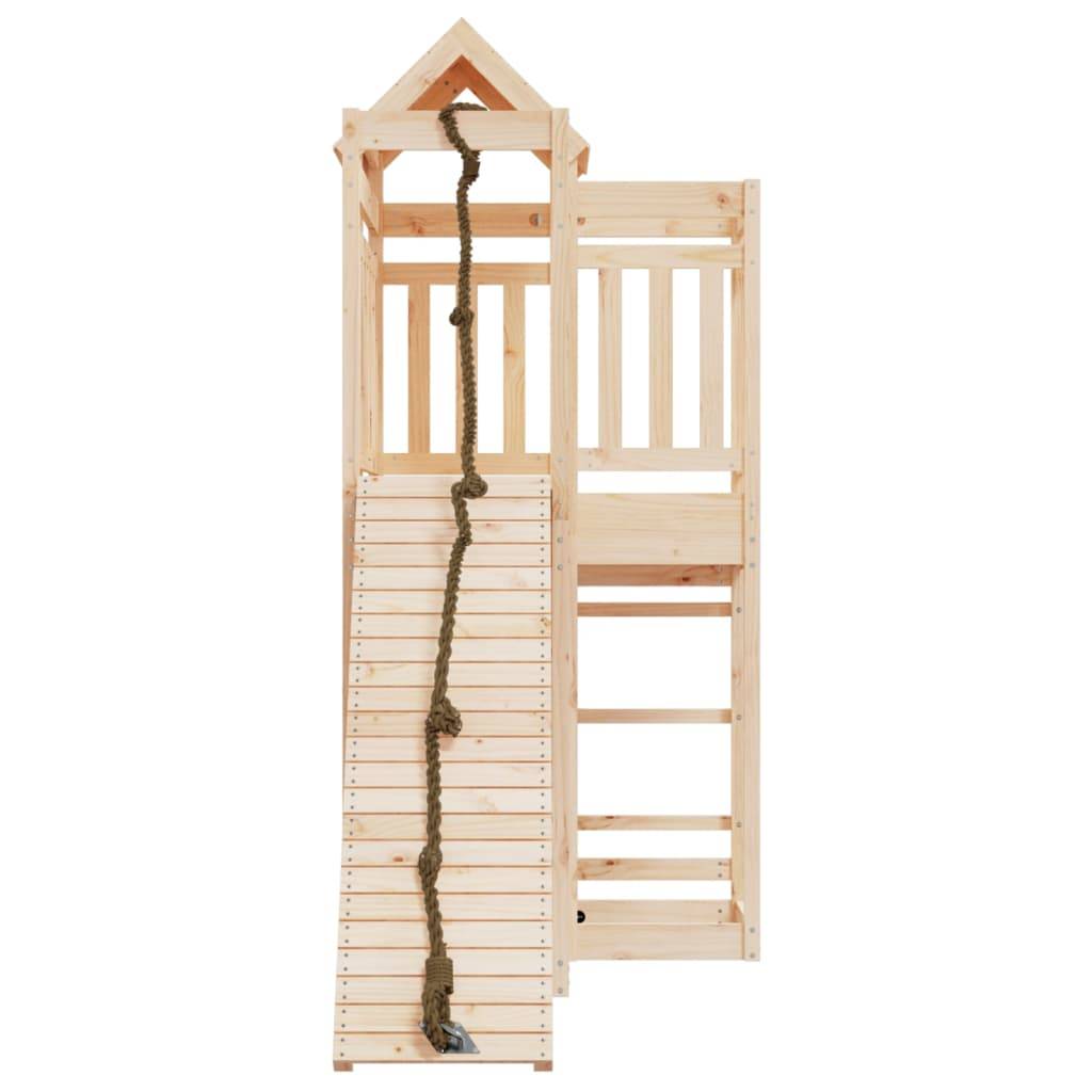 Helloshop26 - Maisonnette de jeu avec mur d'escalade 107 x 196 x 238 cm bois massif de pin - Imagen 3