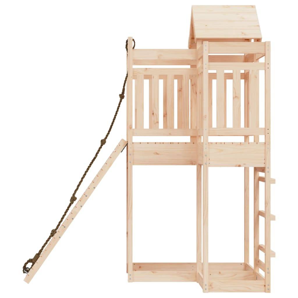 Helloshop26 - Maisonnette de jeu avec mur d'escalade 107 x 196 x 238 cm bois massif de pin - Imagen 5