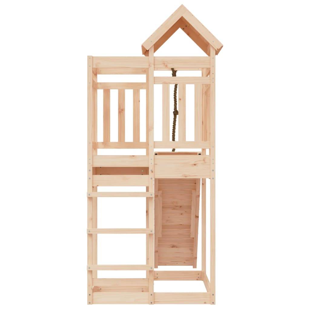 Helloshop26 - Maisonnette de jeu avec mur d'escalade 107 x 196 x 238 cm bois massif de pin - Imagen 4