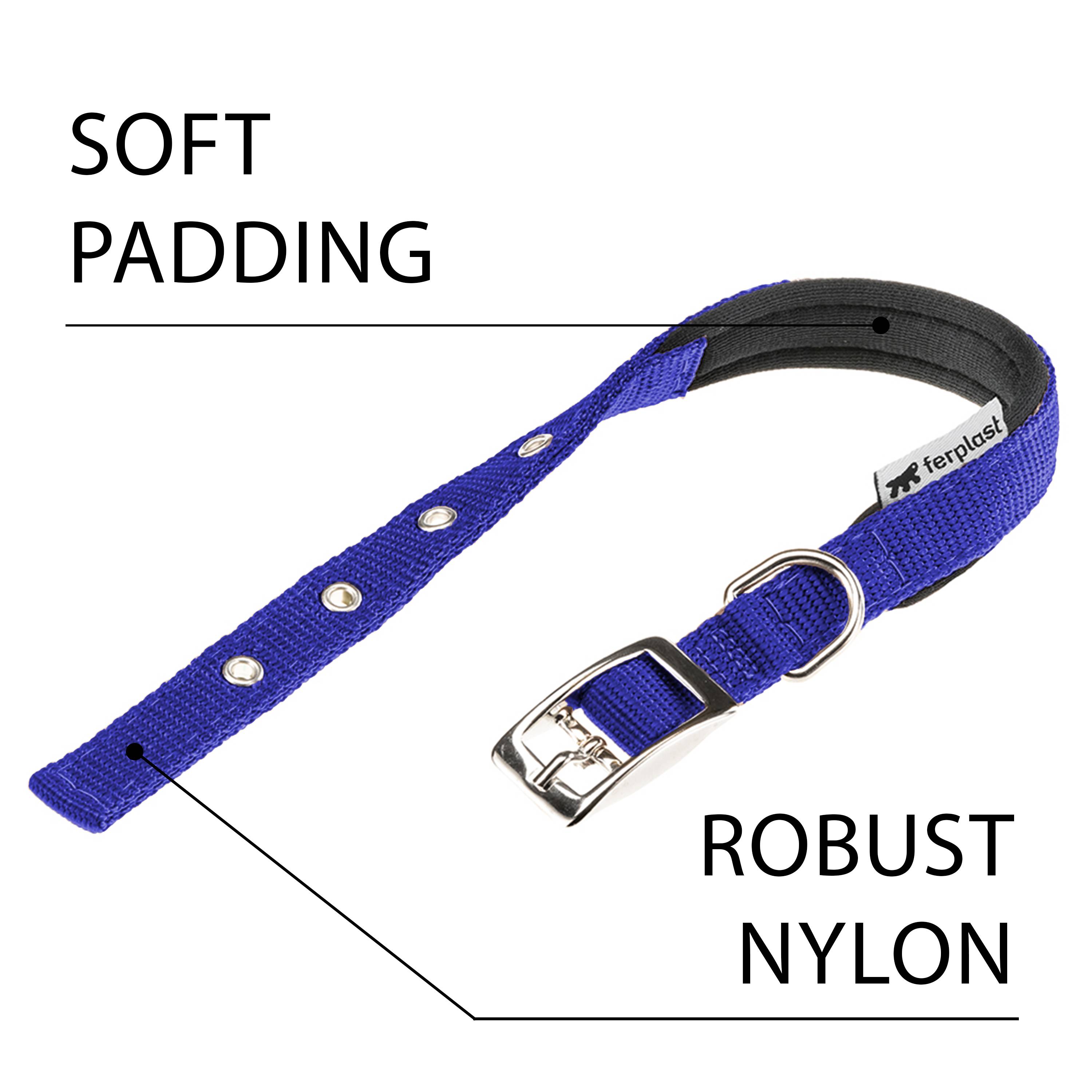 Ferplast - Collier chien chiens nylon souple rembourrage FERPLAST DAYTONA différentes tailles et couleurs - Imagen 5
