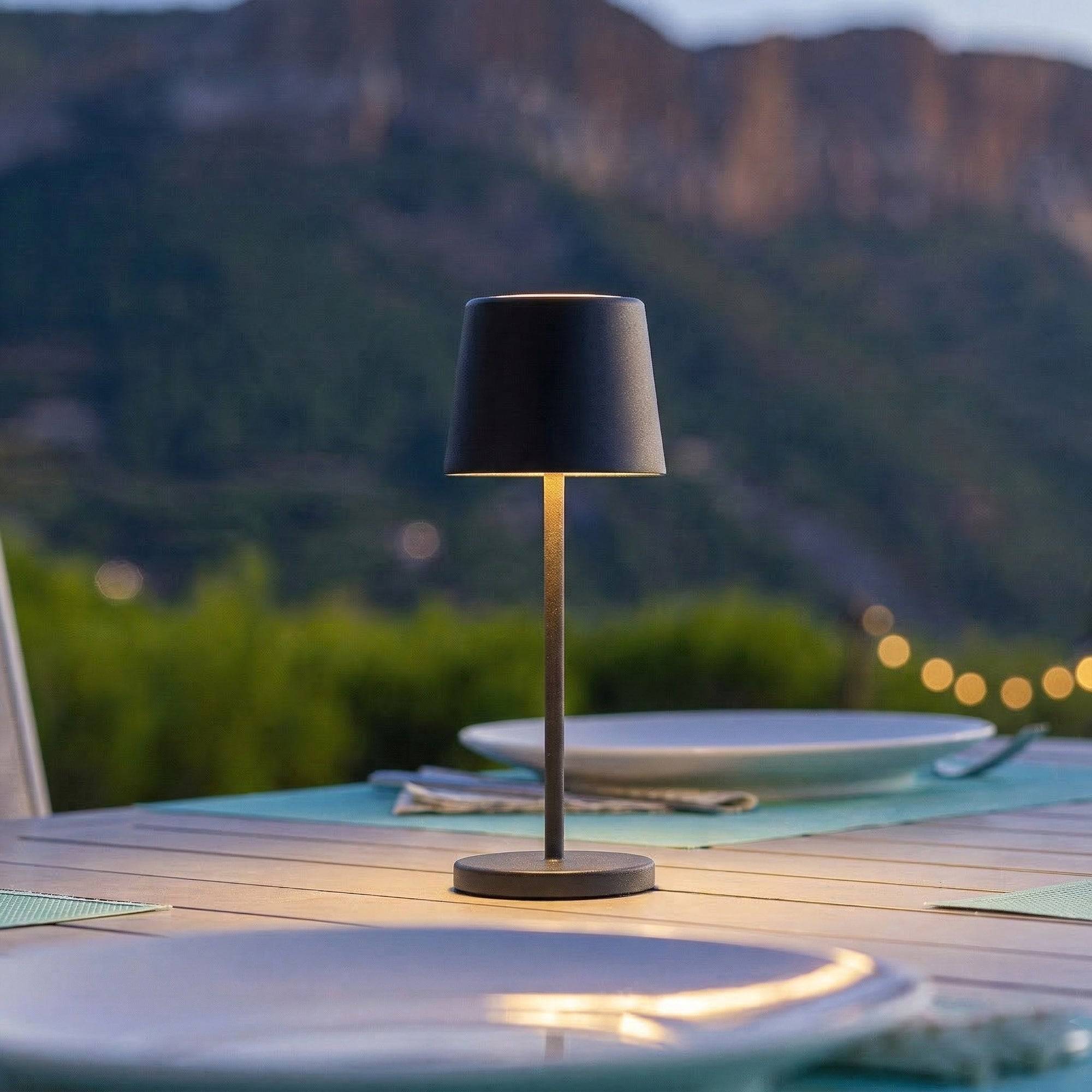 Lumisky - Lampe de table sans fil MINI KELLY Noir H22cm - Imagen 2