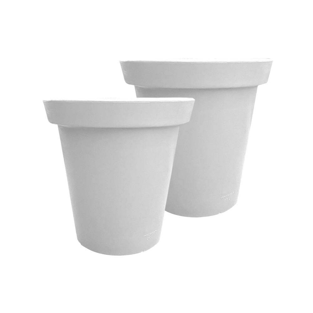 Plast'Up Rotomoulage - Pot de fleurs rond xxl delight 75l- lot de 2 - Image 1