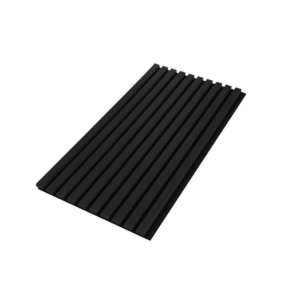Home Deluxe - Panneau acoustique HOME DELUXE SONIC Deep Black - 80 x 40 cm 6 x panneaux I Panneaux acoustiques en bois Panneau mural Panneau acoustique Panneau MDF - Image 5