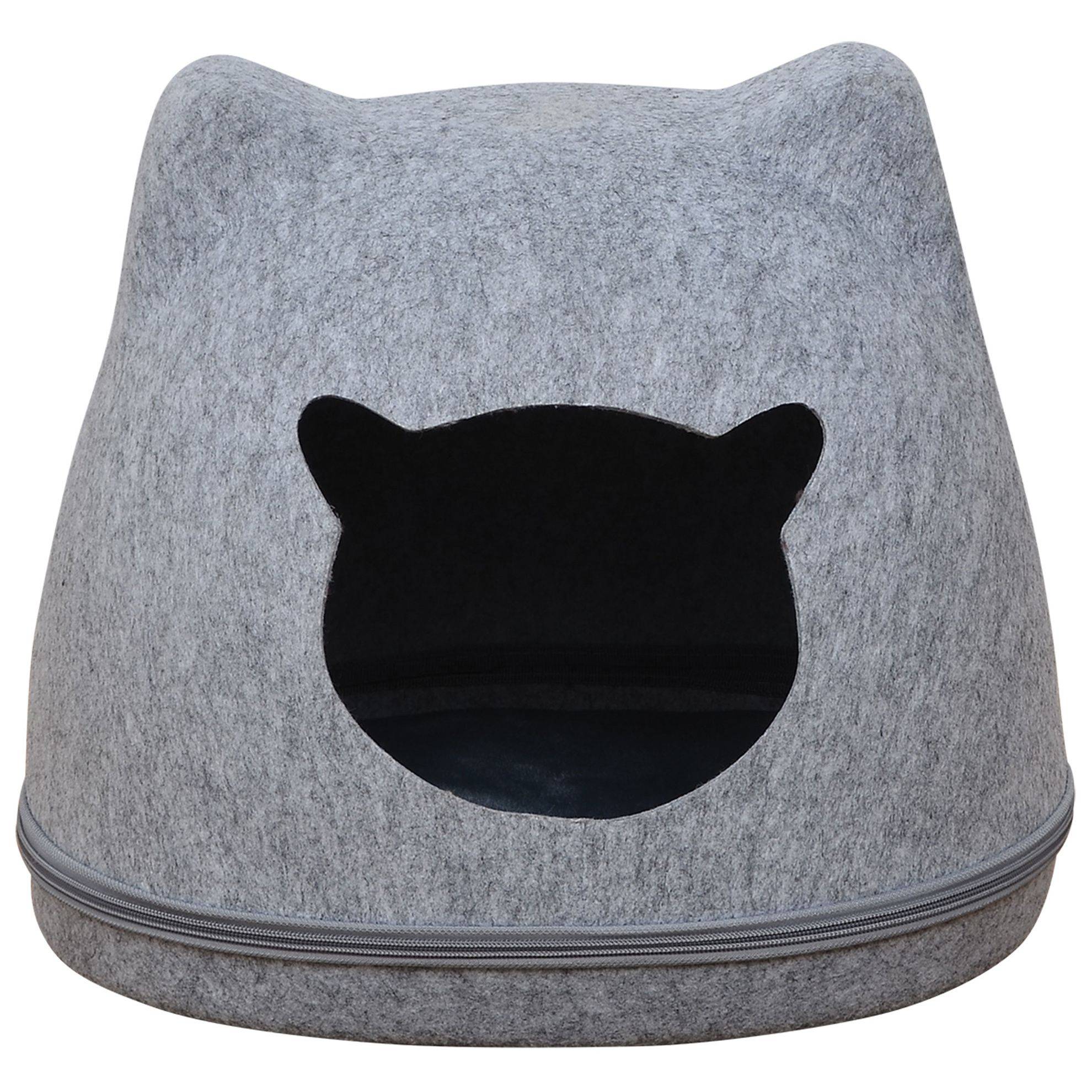Corbeille Cat Head en feutrine OH MY CAT