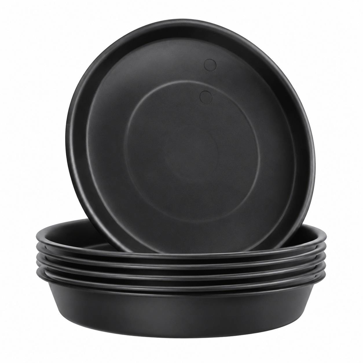 Soucoupes de Plantes Lot de 5 pour Pots Intérieur Extérieur Résistantes PP Épaisses - Image 1