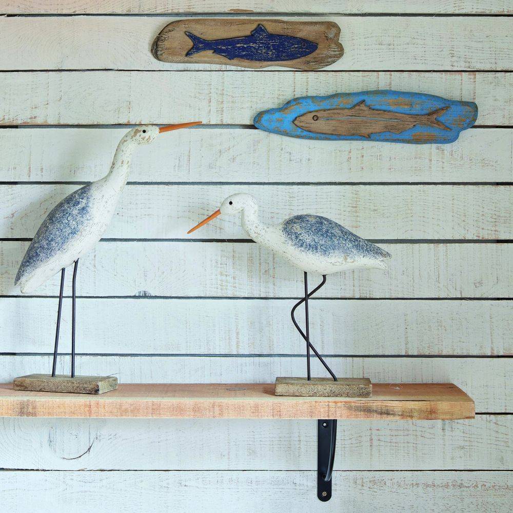 Batela - Oiseau en bois sur socle 33 x 46 cm - Imagen 2