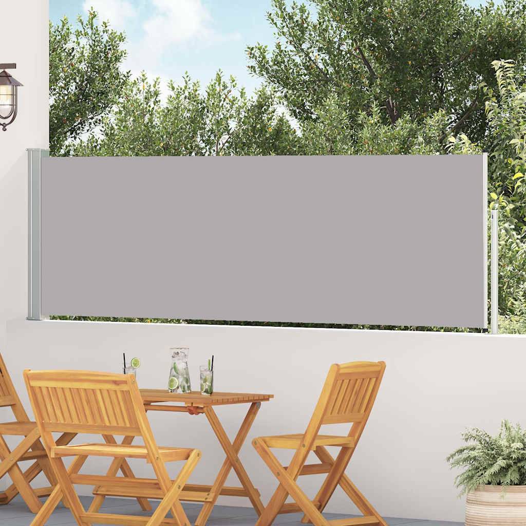 Vidaxl - Auvent latéral rétractable de patio 100x500 cm Gris vidaXL 48386 - Imagen 1