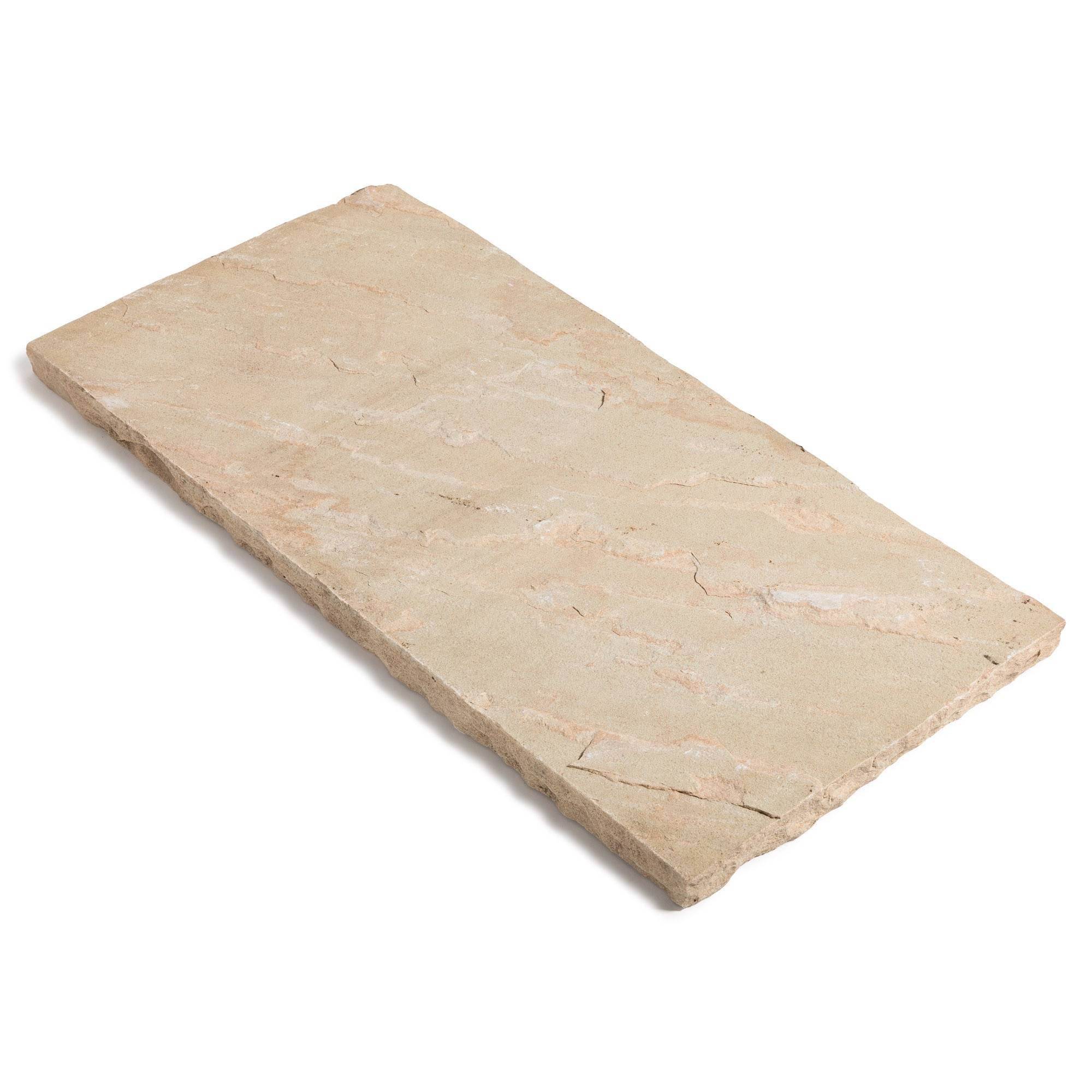 RO'MA Nature - Pas japonais Rectangle Grès Kandla Beige 100x50x4 cm (à l'unité) - RO'MA NATURE - Image 2
