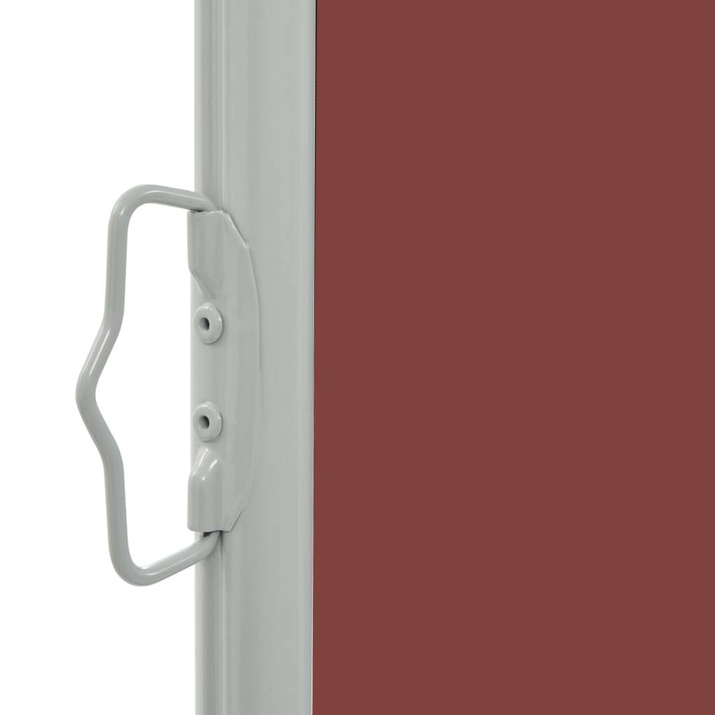 Helloshop26 - Auvent paravent store brise-vue latéral rétractable de patio jardin terrasse balcon protection visuelle écran 60 x 300 cm marron - Imagen 2
