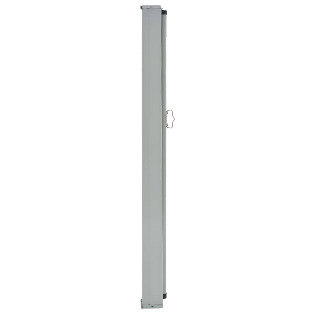 Helloshop26 - Auvent paravent store brise-vue latéral rétractable de patio jardin terrasse balcon protection visuelle écran 60 x 300 cm marron - Imagen 3