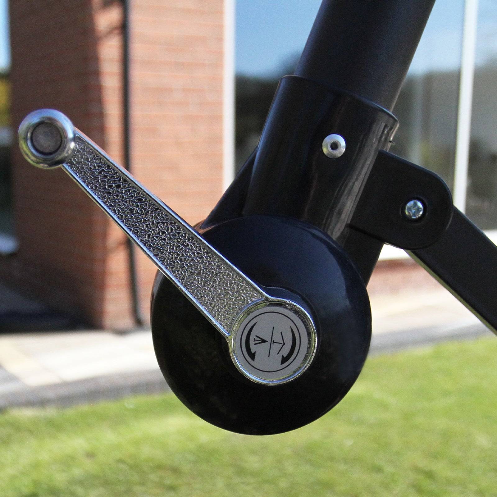 Monstershop - Parasol Cantilever Noir - Imagen 3