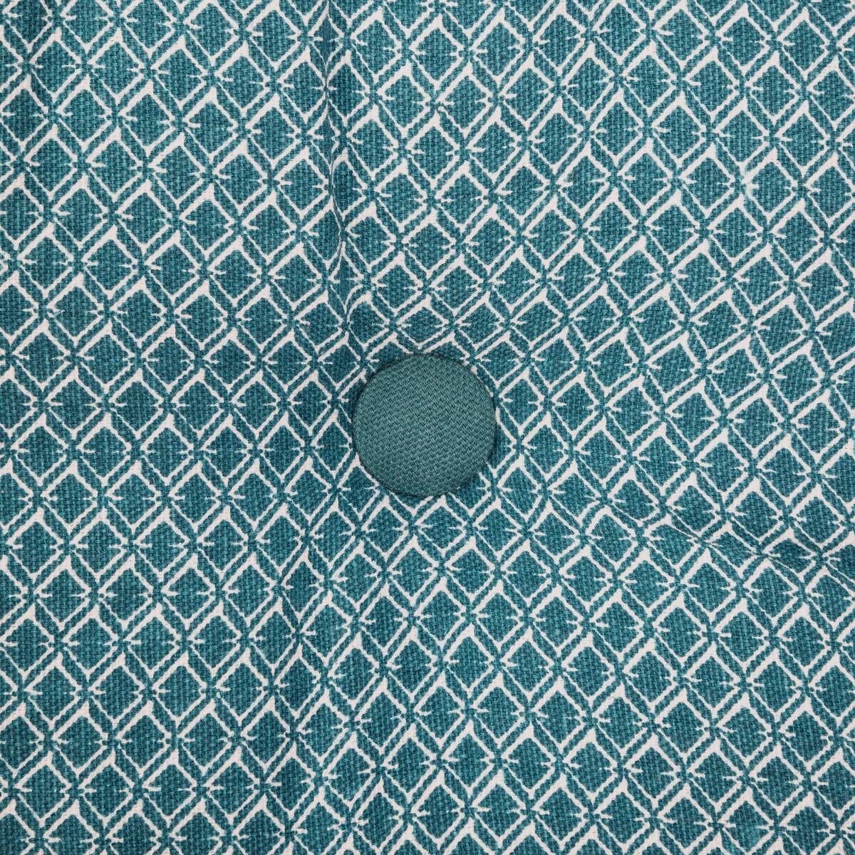Atmosphera - Coussin de sol "Otto" bleu canard 40x40cm - Atmosphera Créateur d'intérieur - Imagen 5