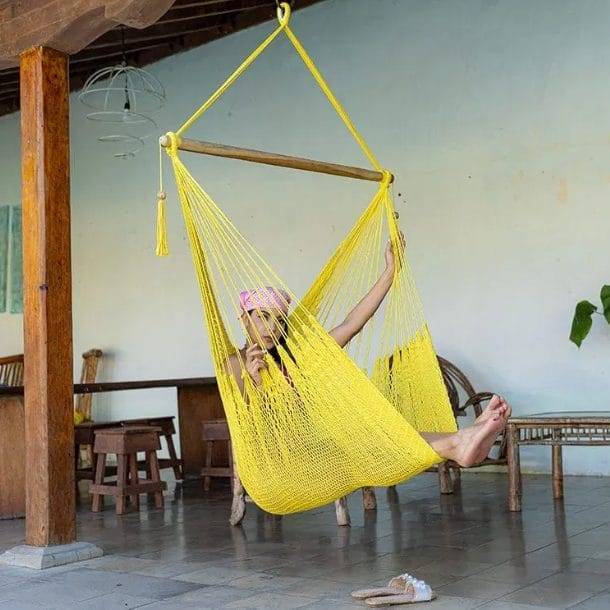 Hamac Del Sol - Hamac Chaise Diriamba XL Jaune- Hamac del Sol - Image 3