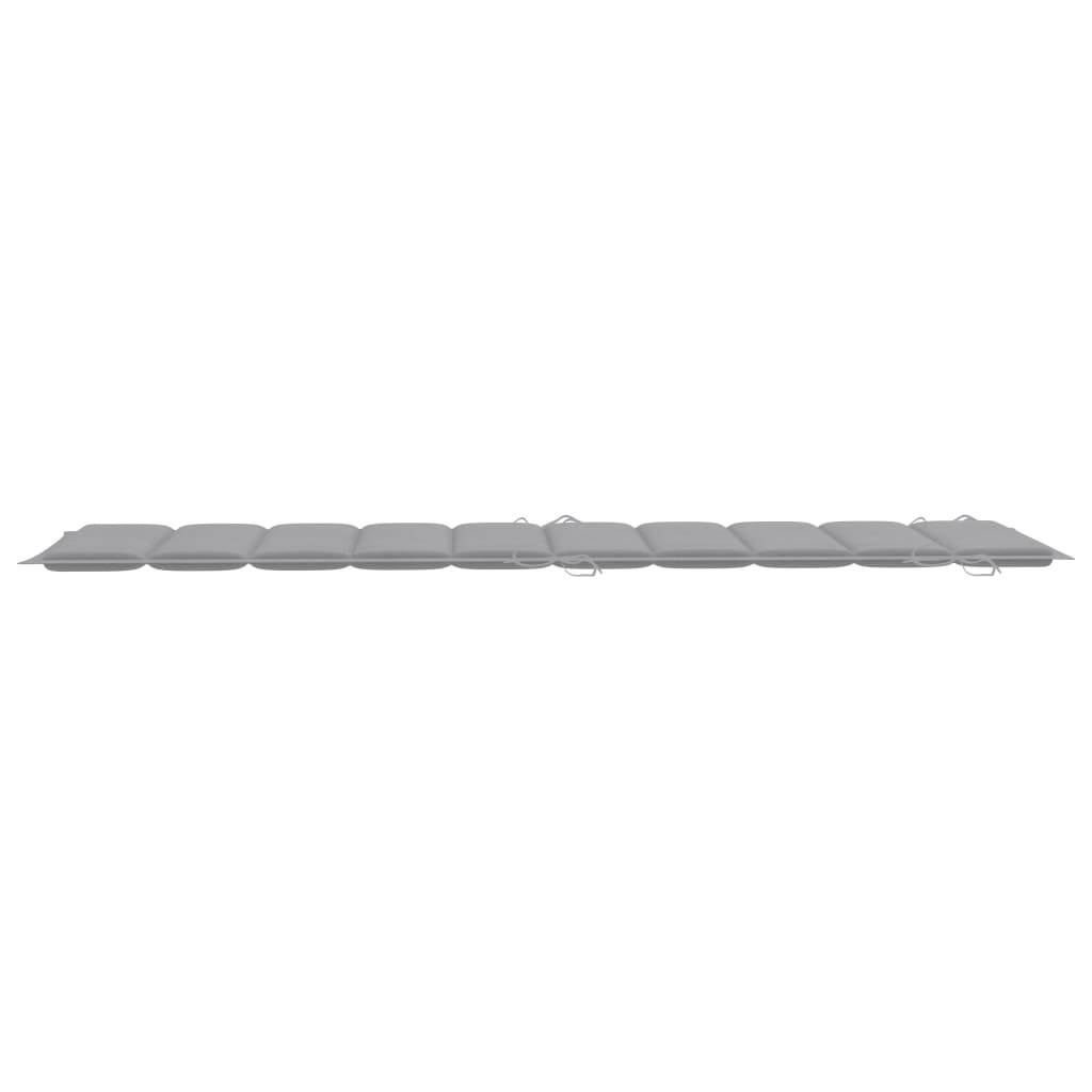 Helloshop26 - Lot de 2 transats chaise longue bain de soleil lit de jardin terrasse meuble d'extérieur avec table et coussins acacia solide - Imagen 7