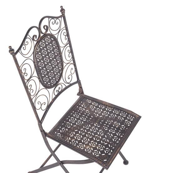 Chaise de salle à manger Métal Noir BORMIO - Beliani - Image 5