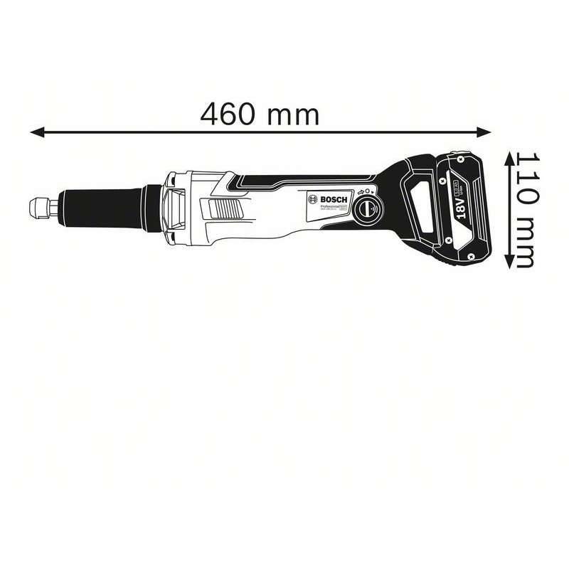 Bosch - Meuleuse droite sans fil GGS 18V-23 LC Solo Coffret L-BOXX - 0601229100 - Bosch - Imagen 3