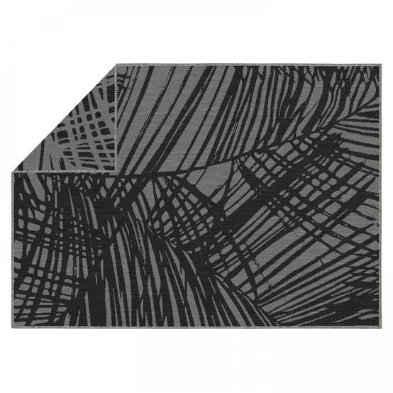 Oviala - Tapis d'extérieur en polypropylène 200 x 290 cm noir Palmio - Oviala - Imagen 4