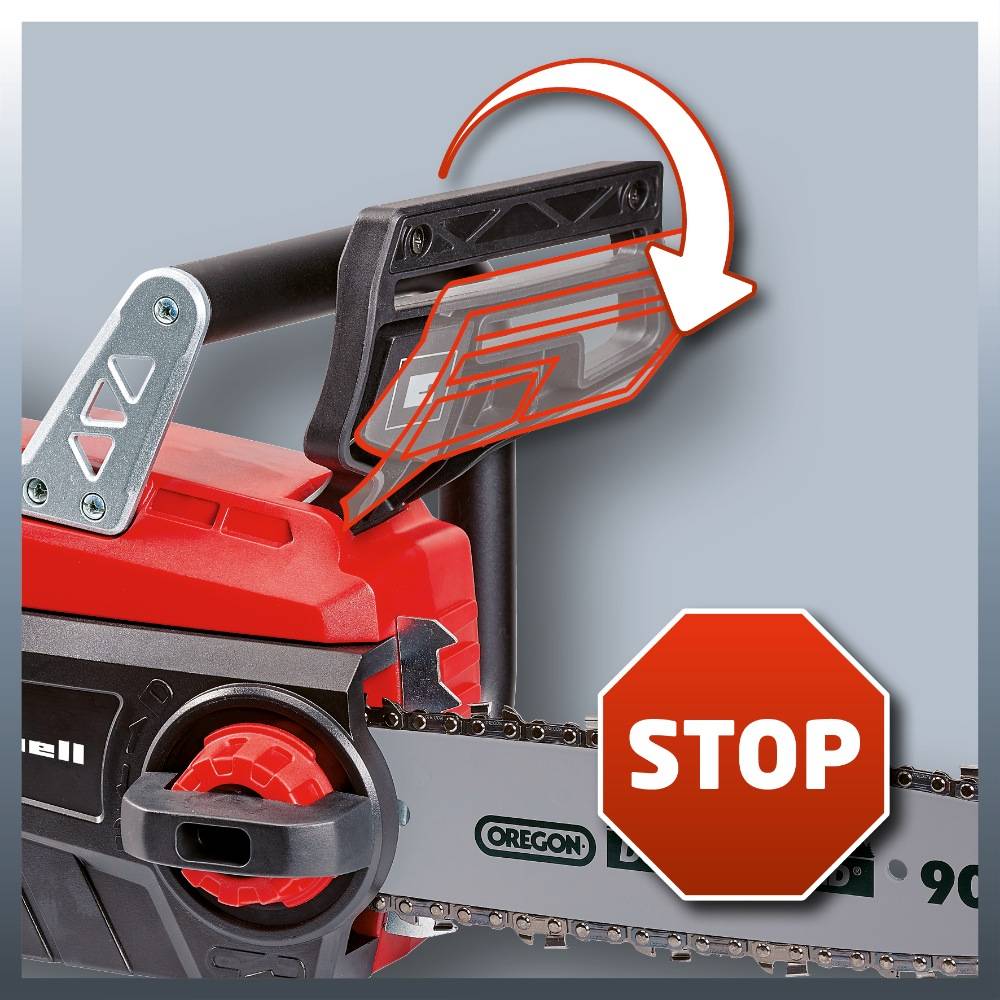 Einhell - Tronçonneuse sans fil 18 V - 25 cm - GE-LC 18 Li Kit Einhell - Imagen 4