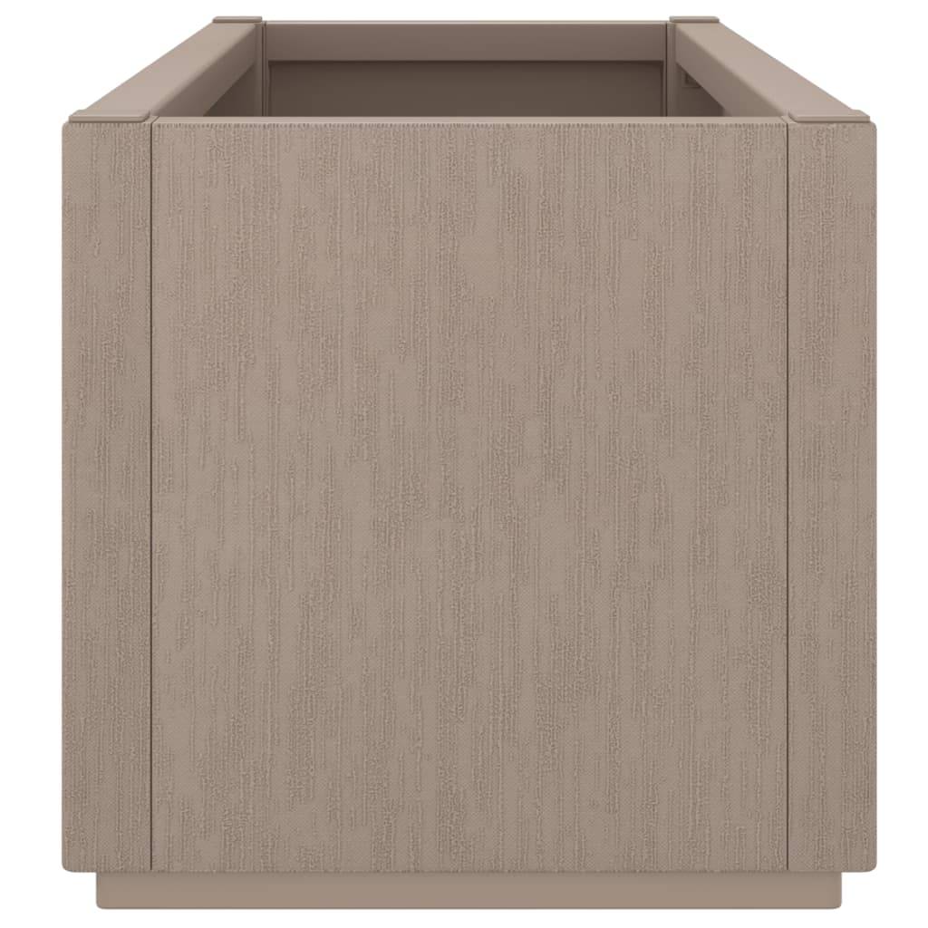 ComfortXL - Jardinière rectangulaire en polypropylène pour extérieur 80L 80 cm Marron – ComfortXL Outdoor Living - Image 5