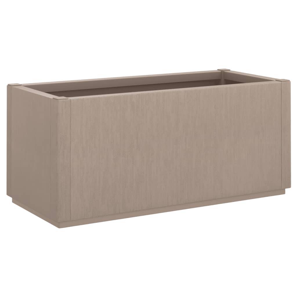 ComfortXL - Jardinière rectangulaire en polypropylène pour extérieur 80L 80 cm Marron – ComfortXL Outdoor Living - Image 2