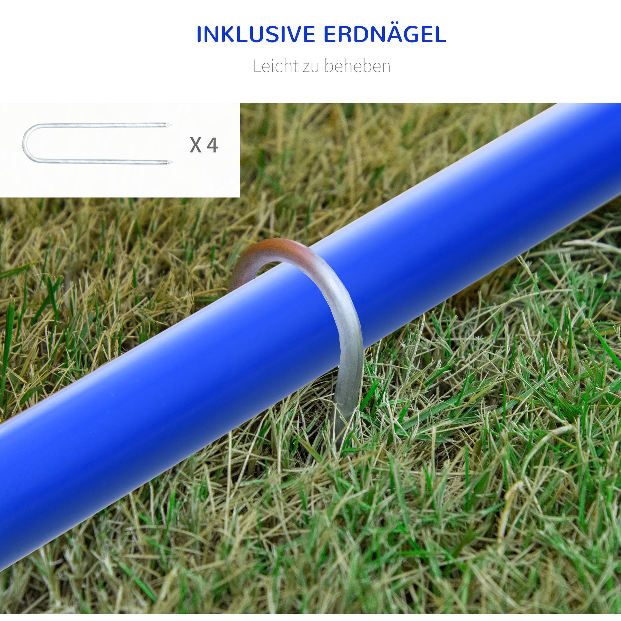 Kit d'agility pour chien plastique bleu orange 88 x 64 x 95 cm - PANGIVO - Image 7