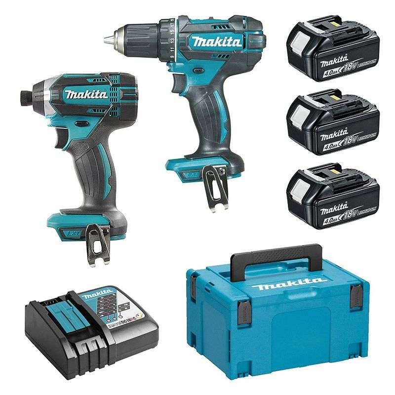 Makita - Pack 2 outils MAKITA DLX2127MJ1 (DDF482 + DTD152) 18 V Li-Ion (3 x 4 Ah) Makita - Imagen 1
