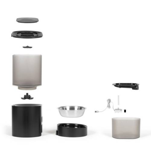 Livoo - Distributeur de croquettes et fontaine pour chat et petit chien - Image 5