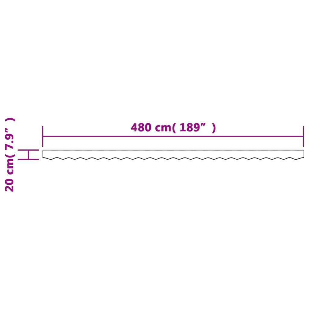 Prolenta Premium - Store banne  Mano rouge  480 X 20 cm  - P87211R - Image 6