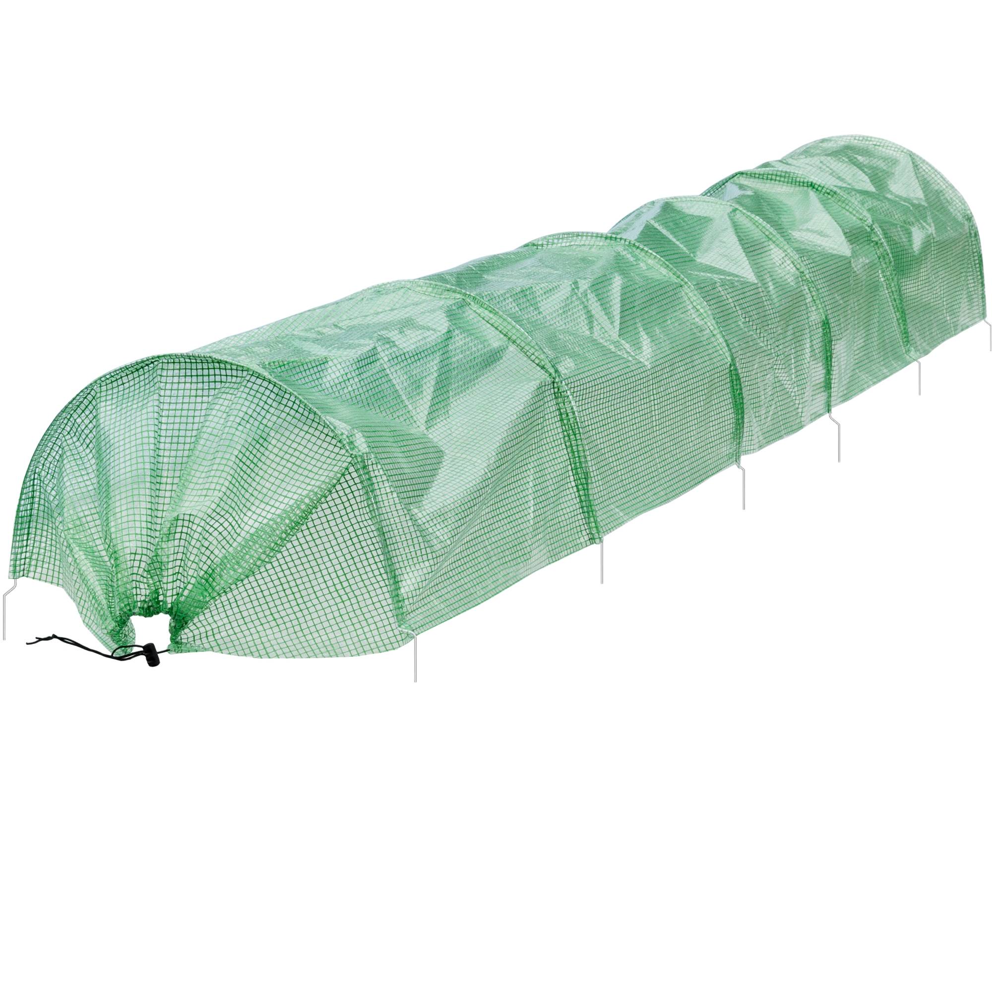 Ecd-Germany - Serre de jardin tunnel de culture abri de plantes légumes fruits 300x55x35 cm - Imagen 1