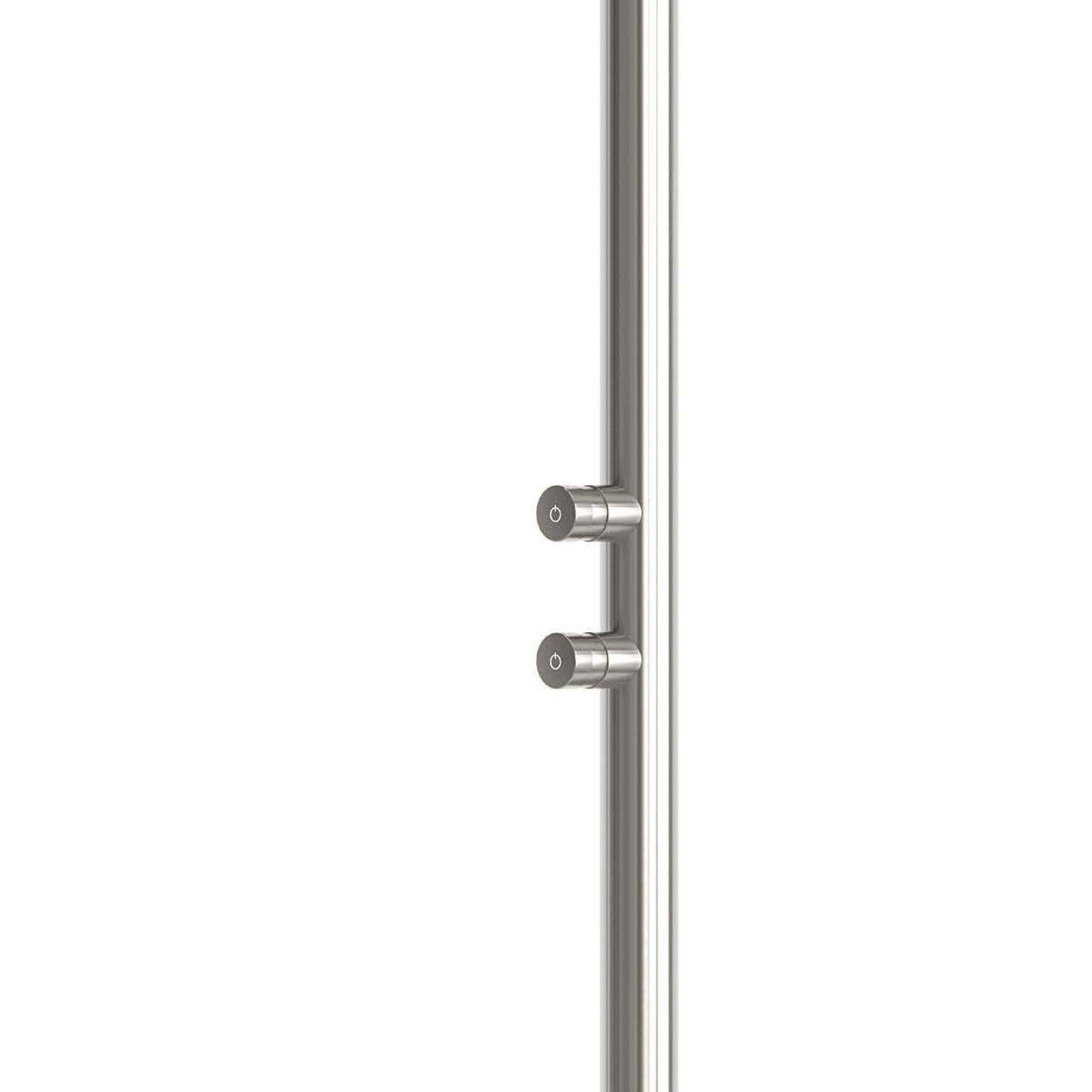 Douche inox 316L satinee a double bouton temporise pour exterieurs et jardins - Image 3