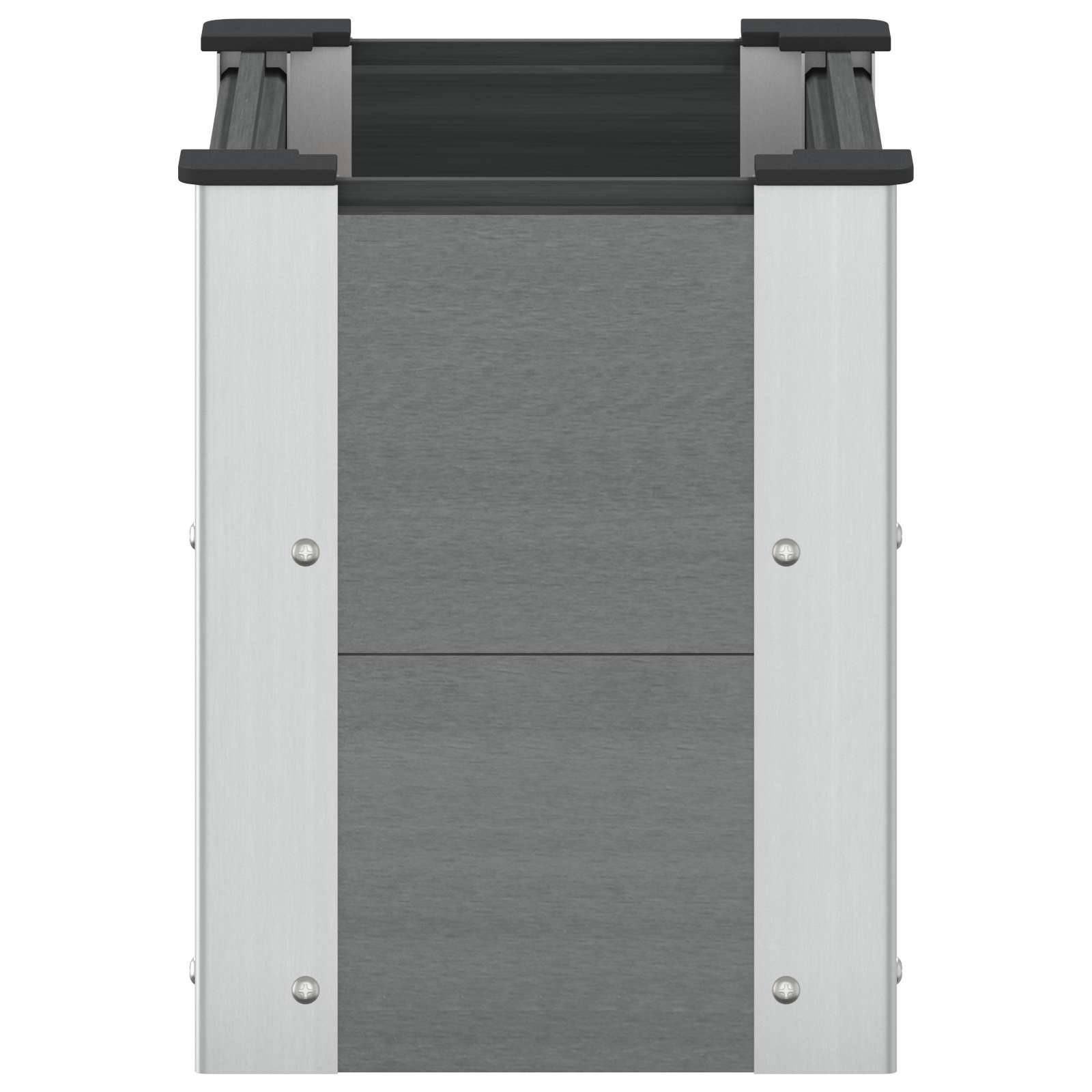Prolenta Premium - Jardinière aluminium gris 50 x 30 x 36 cm - Prolenta premium p335.9 - Image 4