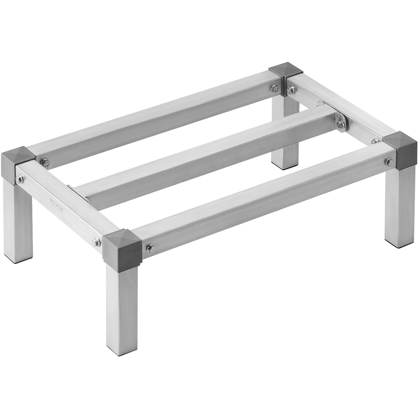 VEVOR Rack calage alu 61x35.6x20.3cm, charge 454kg, stockage alimentaire. - Image 1