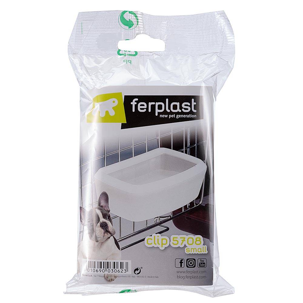 Ferplast - CLIP 5708 et 6902 mangeoire plastique Ferplast chien chiens eau voyage nourriture - Imagen 3
