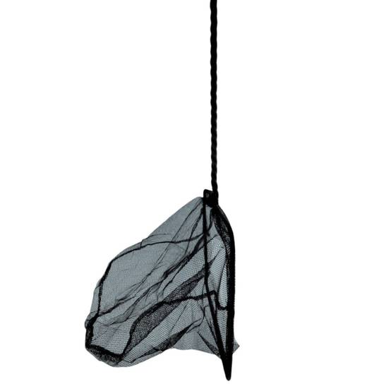Epuisette filet noir, maille moyenne, 20 cm x 16 x 53 cm aquarium - Image 3