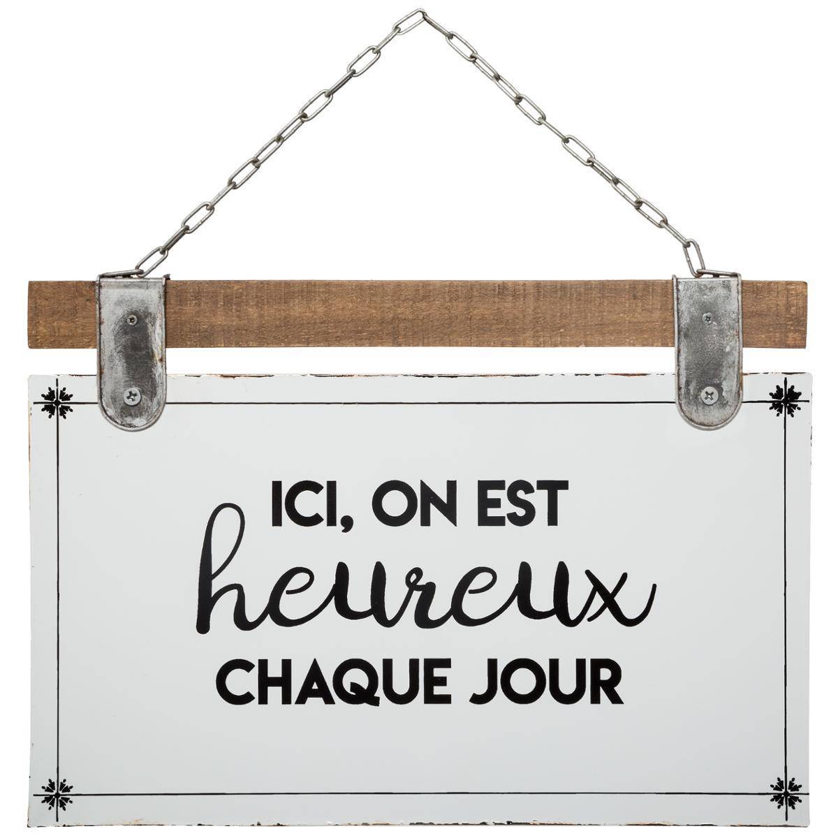 Atmosphera - Plaque "Citation" 35x25cm - Atmosphera Créateur d'intérieur - Image 1