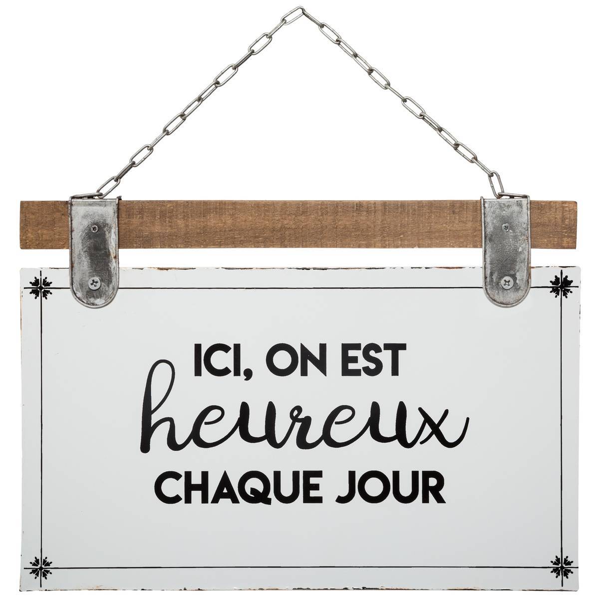 Atmosphera - Plaque "Citation" 35x25cm - Atmosphera Créateur d'intérieur - Imagen 4