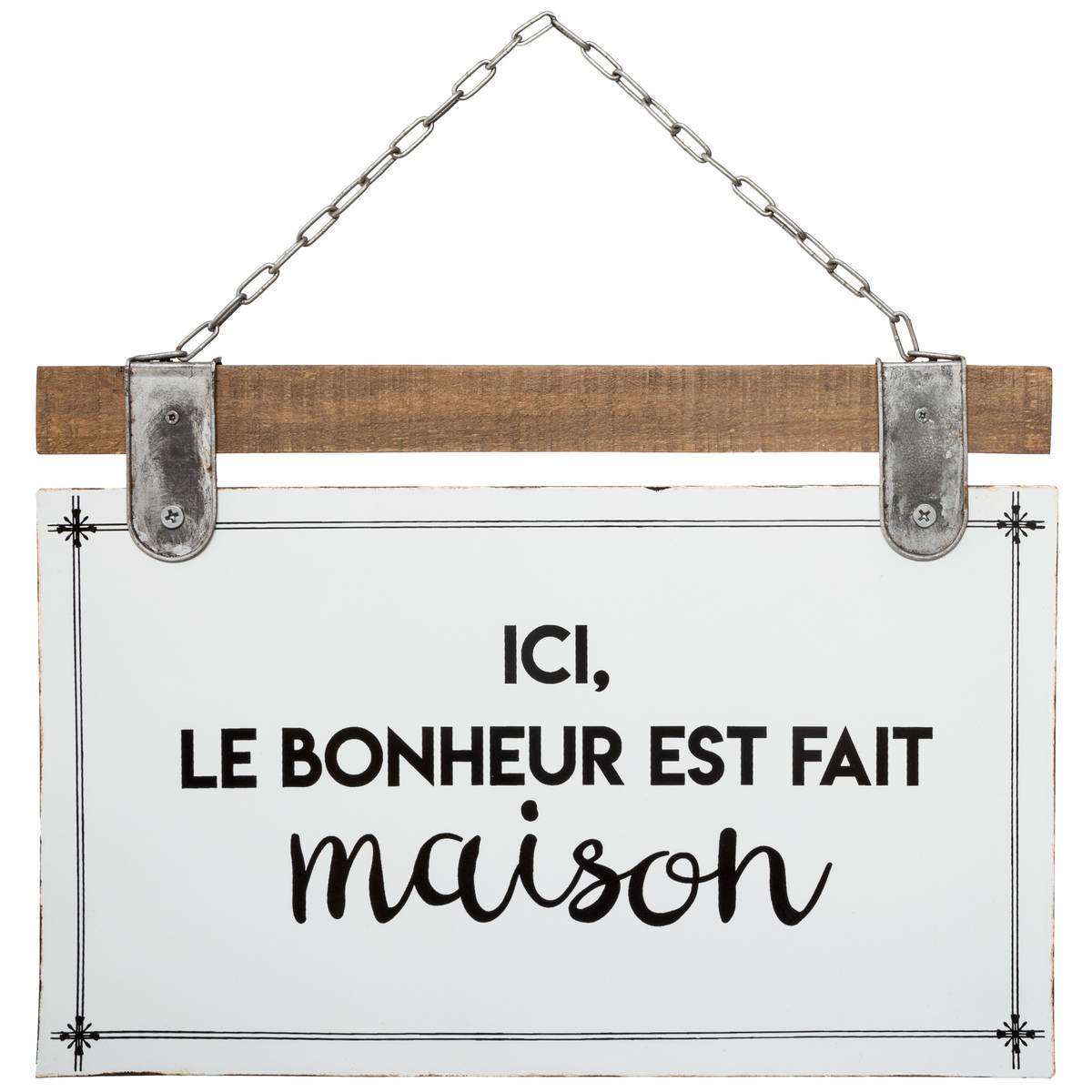 Atmosphera - Plaque "Citation" 35x25cm - Atmosphera Créateur d'intérieur - Image 2