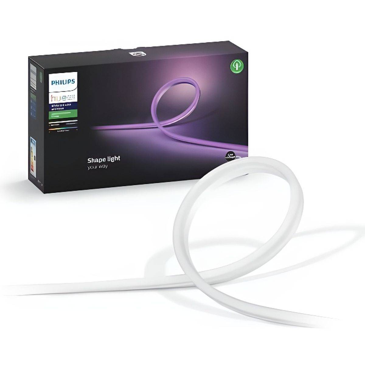 Philips - Bande lumineuse extérieure connectée 5 m IP67, blanc et couleurs 2000-6500 K - Philips Hue - Image 1