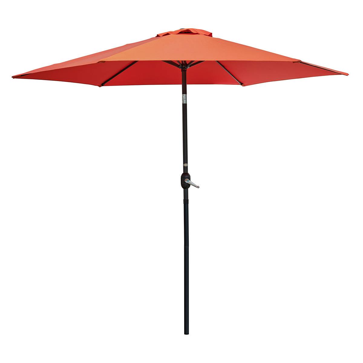 Dcb Garden - Parasol Inclinable à Manivelle "Marbella" 270cm Terracotta - Image 1