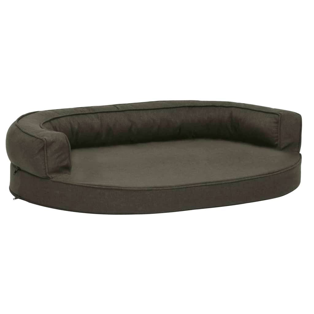 Vidaxl - Matelas de lit ergonomique pour chien 75x53 cm Aspect de lin vidaXL 171290 - Imagen 2