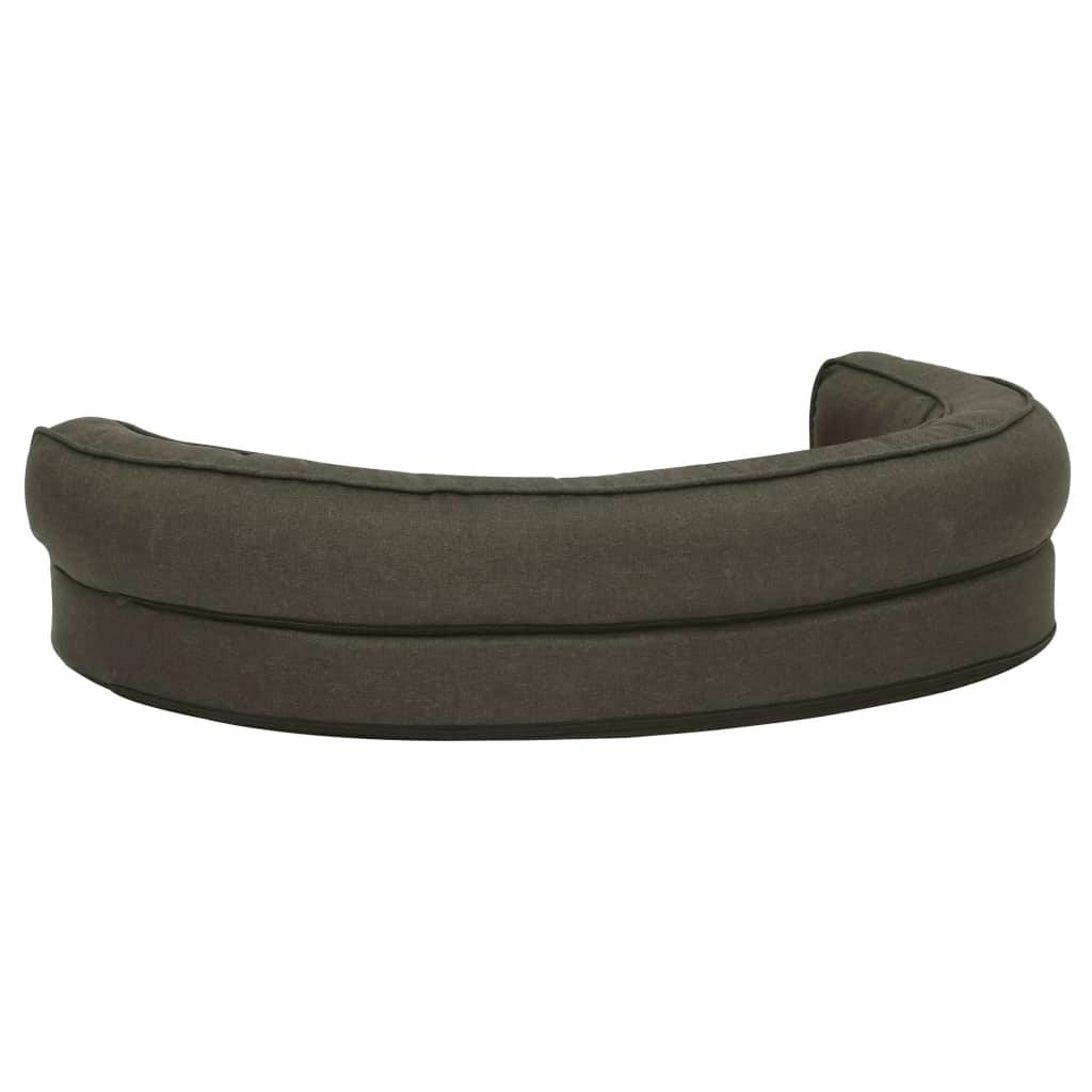 Vidaxl - Matelas de lit ergonomique pour chien 75x53 cm Aspect de lin vidaXL 171290 - Imagen 5