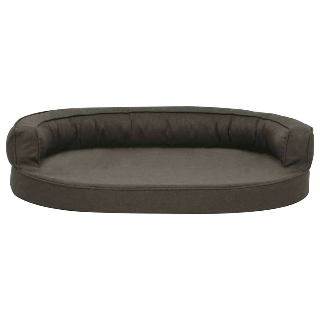 Vidaxl - Matelas de lit ergonomique pour chien 75x53 cm Aspect de lin vidaXL 171290 - Imagen 7